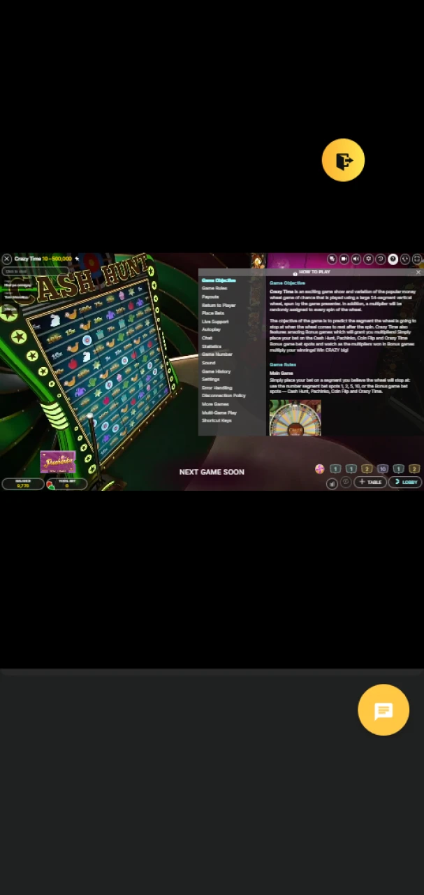 Familiarize yourself with the rules of the Crazy Time game presented on 96in.