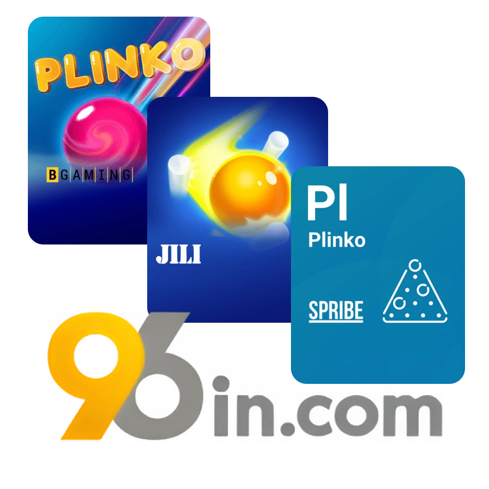 96in offers a wide range of Plinko games from various providers.